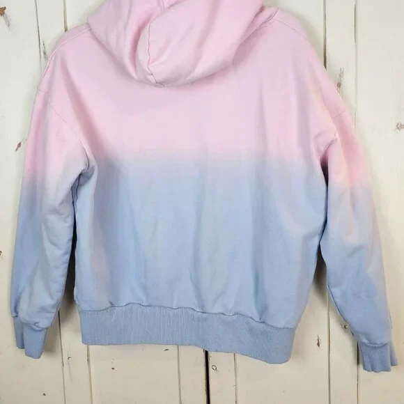 Catwish Pastel Unicorn Hoodie Pink Blue Ombre Kawaii Fairycore Sweatshirt - Picture 7 of 11